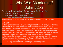 Who Was Nicodemus? John 3:1-2