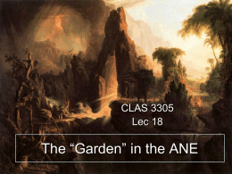 The “Garden” in the ANE