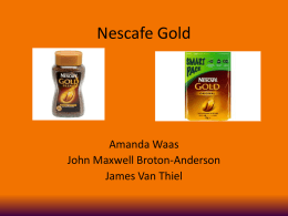 Nescafe Gold - WordPress.com