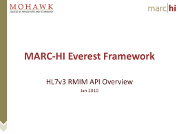 MARC-HI Everest Framework - Ringholm