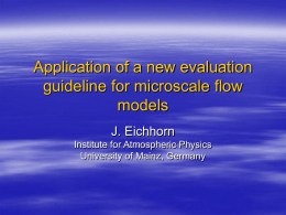 Application of a new evaluation guideline for microscale
