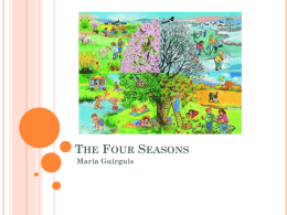 The Four Seasons - University of North Texas