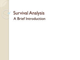 Comparing Survival Functions
