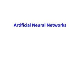 Artificial Neural Networks - Texas A&M University