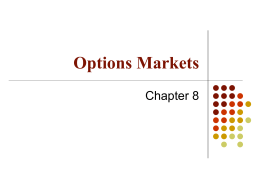 Mechanics of Options Markets - City University of New York