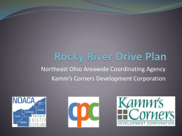Project Planning Reviews - Kamm's Corners Development Corp.
