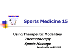 Sports Medicine 15