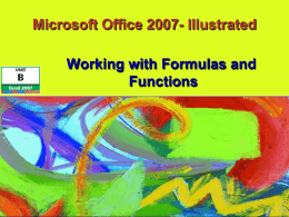 Microsoft Office 2007- Illustrated Introductory, Windows