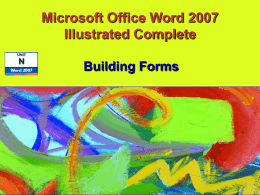 Microsoft Office 2007-Illustrated Introductory, XP Edition