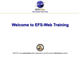 EFS-Web: PDF Files & Guidelines