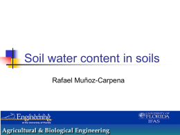 Alternatives for low cost soil water management devices