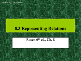 Slides for Rosen, 5th edition