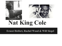 Nat King Cole - University of Minnesota