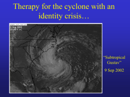 A Cyclone Phase Space - moe.met.fsu.edu: Robert Hart