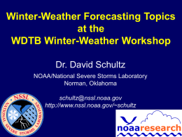 Synoptic-Scale Weather Systems of the Intermountain West