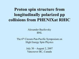 Proton spin structure from longitudinally polarized pp