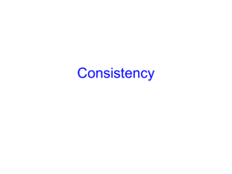 Consistency - Systems@NYU