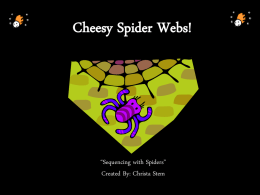 Cheesy Spider Webs! - Rutherford County Schools