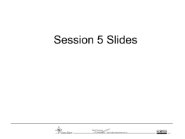 Session 5 Slides - Food, Farming and Community