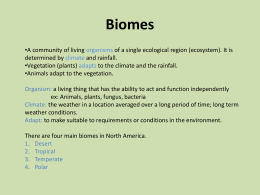 Biomes - Nova Scotia Department of Education