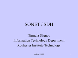 SONET / SDH - IST Department at RIT