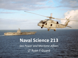 NS 110 - Sea Power & Maritime Affairs