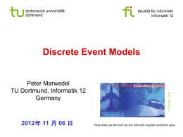 Discrete Event Models