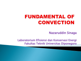 FUNDAMENTAL OF CONVECTION - EECL