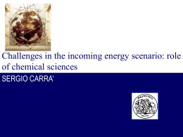 Chemical Challenges in Renewable energy