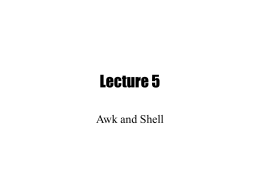 Lecture 5 - University of South Carolina