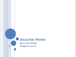 Analysis Notes