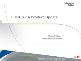FOCUS 7.6 Product Update