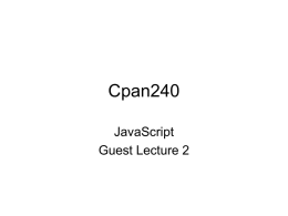 Cpan240 - Humber College