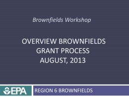 EPA Brownfields Program