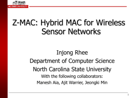 Z-MAC: a Hybrid MAC for Wireless Sensor Networks