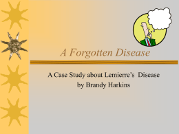 A Look at Lemierre’s A Forgotten Disease