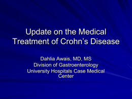 Update on the Medical Treatment of IBD