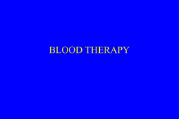 BLOOD THERAPY - UMS Student Government