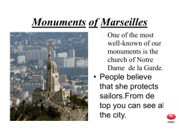 Monuments of Marseilles - COLLEGE VERSAILLES
