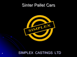 Pallet Cars - Simplex Castings Ltd