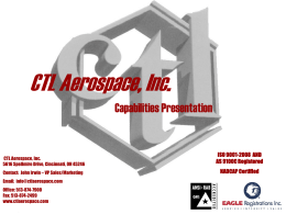 Presentation - CTL Aerospace, Inc.