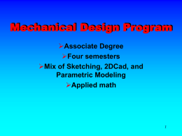 Mechanical Design Program