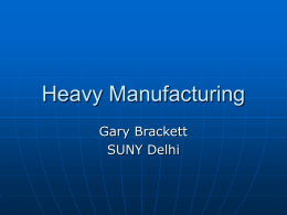 Heavy Manufacturing