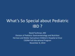 Pediatric IBD