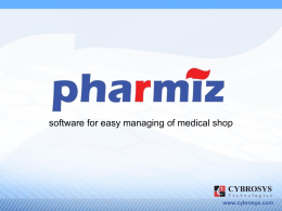 Medical shop management system