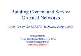 Building Content and Service Oriented Network