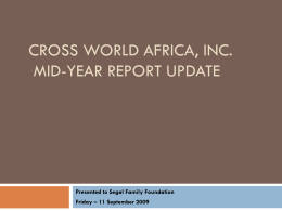 CWA Mid-year Report Update