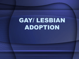 LGBT Adoption Timeline