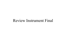 Review Instrument Final - Kansas State University