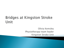 Bridges through stroke pathway